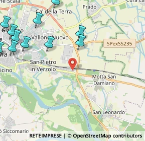 Mappa Via Amendola, 27100 Giussago PV, Italia (3.7385)