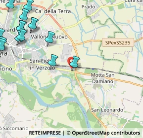 Mappa Via Amendola, 27100 Giussago PV, Italia (3.24)