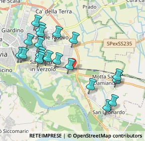 Mappa Via Amendola, 27100 Giussago PV, Italia (2.1135)