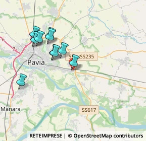 Mappa Via Amendola, 27100 Giussago PV, Italia (3.70545)