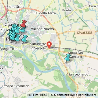 Mappa Via Monte Bolone, 27100 Pavia PV, Italia (3.229)