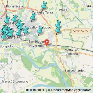 Mappa Via Monte Bolone, 27100 Pavia PV, Italia (3.271)