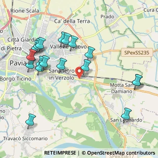 Mappa Via Monte Bolone, 27100 Pavia PV, Italia (2.31944)