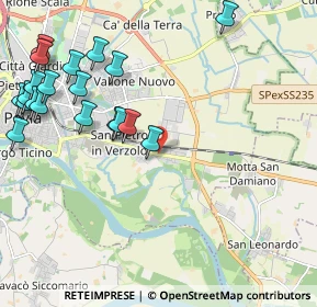 Mappa Via Monte Bolone, 27100 Pavia PV, Italia (2.64)