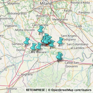 Mappa Via Monte Bolone, 27100 Pavia PV, Italia (7.15357)