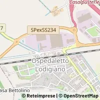 Map Ospedaletto Lodigiano