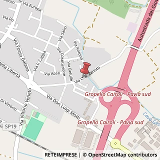 Mappa Viale zanotti 25, 27027 Gropello Cairoli, Pavia (Lombardia)