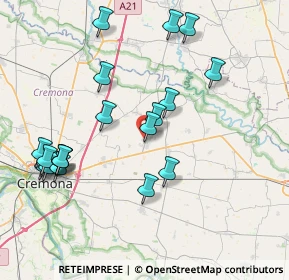 Mappa Via Pietro Nenni, 26039 Vescovato CR, Italia (8.6465)