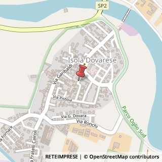 Mappa Via Mazzini,  12, 26031 Isola Dovarese, Cremona (Lombardia)