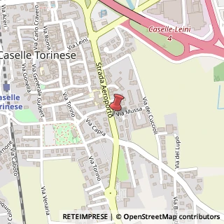 Mappa Strada dell'Aeroporto, 26, 10072 Caselle Torinese, Torino (Piemonte)