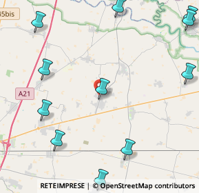 Mappa Via Palmiro Togliatti, 26039 Vescovato CR, Italia (6.10417)