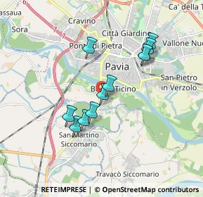 Mappa Strada Persa, 27100 Pavia PV, Italia (1.53545)