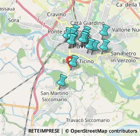 Mappa Strada Persa, 27100 Pavia PV, Italia (1.38067)