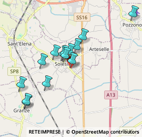 Mappa Via XXVIII Aprile, 35047 Solesino PD, Italia (1.68143)