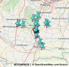 Mappa Via XXVIII Aprile, 35047 Solesino PD, Italia (7.62158)