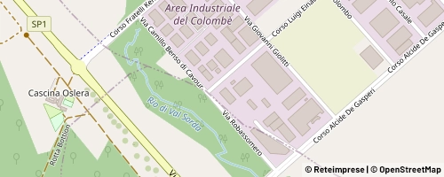 Mappa Robassomero