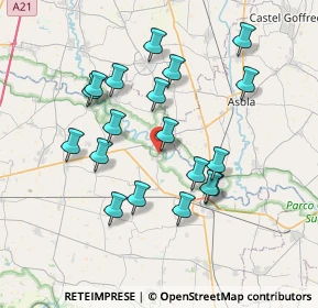 Mappa Via G. Garibaldi, 26031 Isola Dovarese CR, Italia (6.97474)