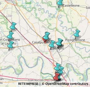 Mappa Viale dei Cappuccini, 26841 Casalpusterlengo LO, Italia (10.0615)