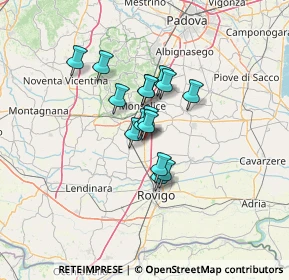 Mappa Via Polo, 35047 Solesino PD, Italia (8.562)