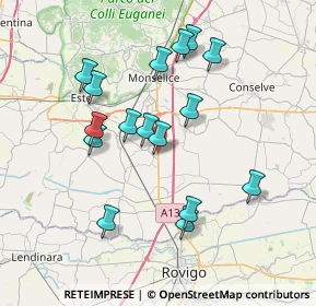 Mappa Via Polo, 35047 Solesino PD, Italia (7.0575)