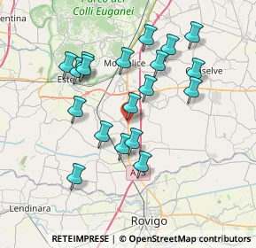 Mappa Via Polo, 35047 Solesino PD, Italia (6.98211)