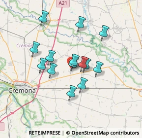 Mappa Via Giacomo Reboani, 26039 Vescovato CR, Italia (5.63714)