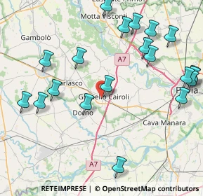 Mappa Via Piave, 27027 Gropello Cairoli PV, Italia (10.094)