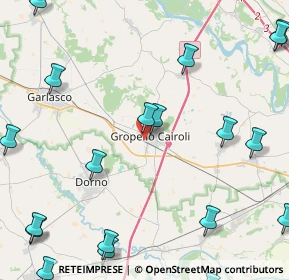 Mappa Via Piave, 27027 Gropello Cairoli PV, Italia (6.611)