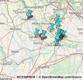 Mappa Via Piave, 27027 Gropello Cairoli PV, Italia (11.91632)