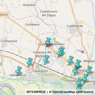 Mappa Via Lago Gerundo, 26022 Castelverde CR, Italia (2.99143)