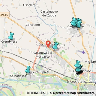 Mappa Via Lago Gerundo, 26022 Castelverde CR, Italia (3.1755)