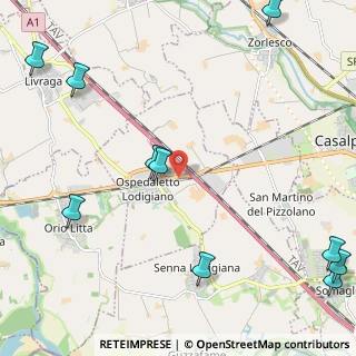 Mappa Strada Provinciiale, 26864 Ospedaletto Lodigiano LO, Italia (3.34455)