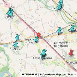 Mappa Strada Provinciiale, 26864 Ospedaletto Lodigiano LO, Italia (3.174)