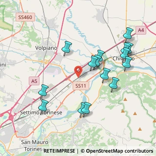 Mappa Via Fratelli Rosselli, 10032 Brandizzo TO, Italia (4.21)