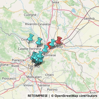 Mappa Via Fratelli Rosselli, 10032 Brandizzo TO, Italia (11.702)