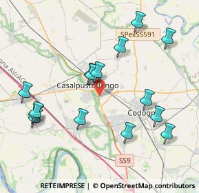 Mappa Via Duccio Galimberti, 26841 Casalpusterlengo LO, Italia (4.29667)