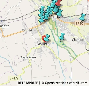 Mappa Via Vittorio Veneto, 37052 Casaleone VR, Italia (2.355)