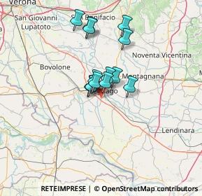 Mappa Via Redentore, 37045 Legnago VR, Italia (9.68462)