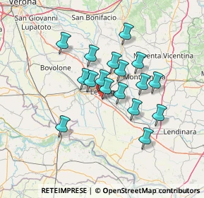 Mappa Via Redentore, 37045 Legnago VR, Italia (11.01941)