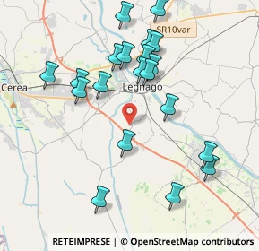 Mappa Via Redentore, 37045 Legnago VR, Italia (3.9805)
