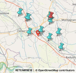 Mappa Via Redentore, 37045 Legnago VR, Italia (7.14545)