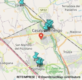Mappa Via Donatello, 26841 Casalpusterlengo LO, Italia (1.81)