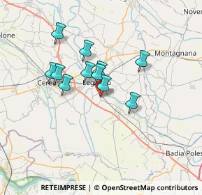 Mappa Via Goito, 37045 Legnago VR, Italia (5.29909)