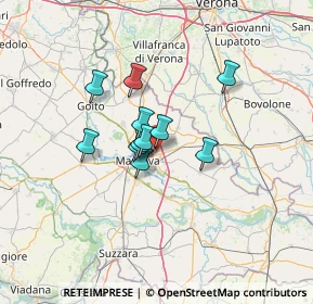 Mappa 46030 Mottella MN, Italia (8.65545)