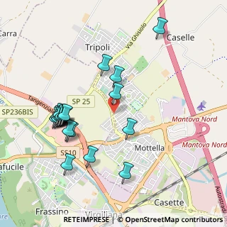 Mappa Via Venezia, 46030 Mottella MN, Italia (1.032)