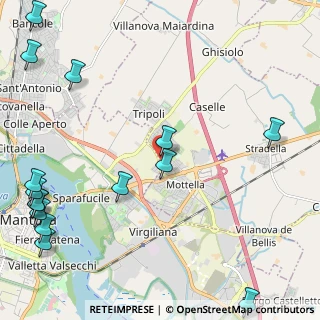 Mappa Via Venezia, 46030 Mottella MN, Italia (3.284)