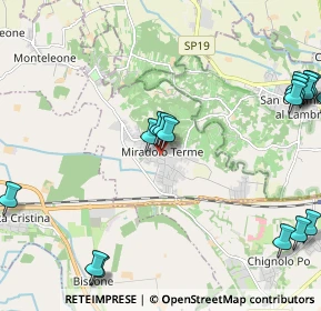 Mappa Via Garibaldi, 27010 Miradolo Terme PV, Italia (2.95333)