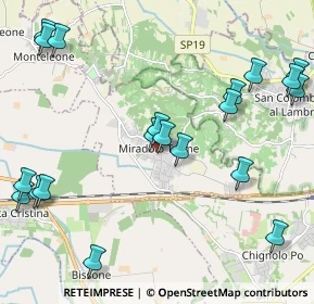 Mappa Via Garibaldi, 27010 Miradolo Terme PV, Italia (2.6435)