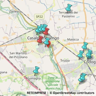 Mappa Via San Francesco, 26841 Casalpusterlengo LO, Italia (2.50714)