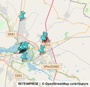 Mappa 46030 San Giorgio Bigarello MN, Italia (3.76833)